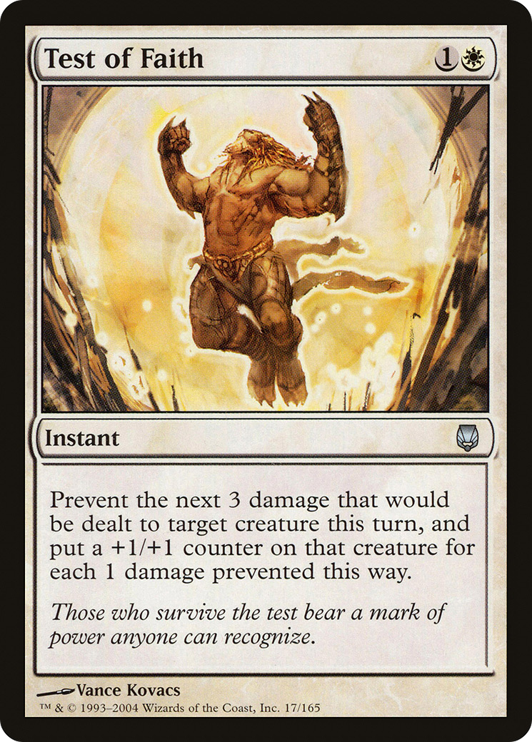 Test of Faith (DST-017) [Darksteel] MTG Single Wizards of the Coast