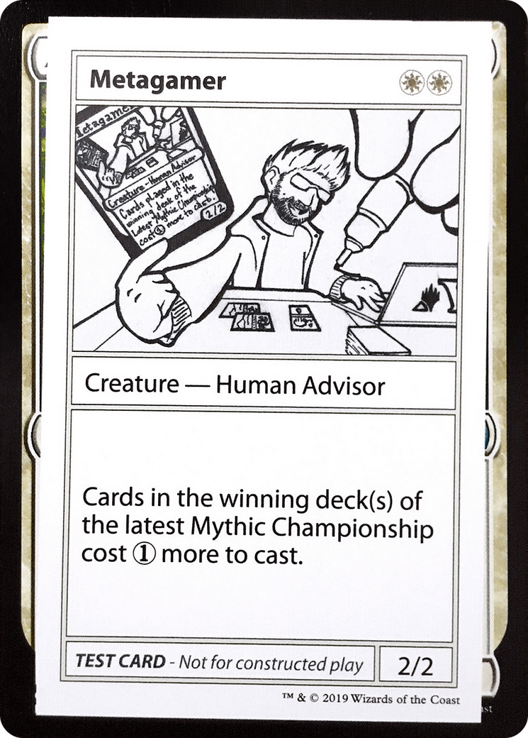 Metagamer (CMB1-008) [Mystery Booster] Playtest Cards 2021 MTG Single Wizards of the Coast