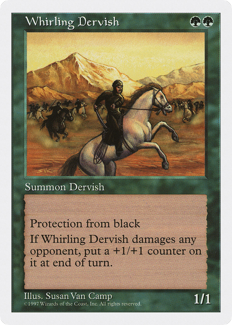 Whirling Dervish (5ED-341) [Fifth Edition] MTG Single Wizards of the Coast