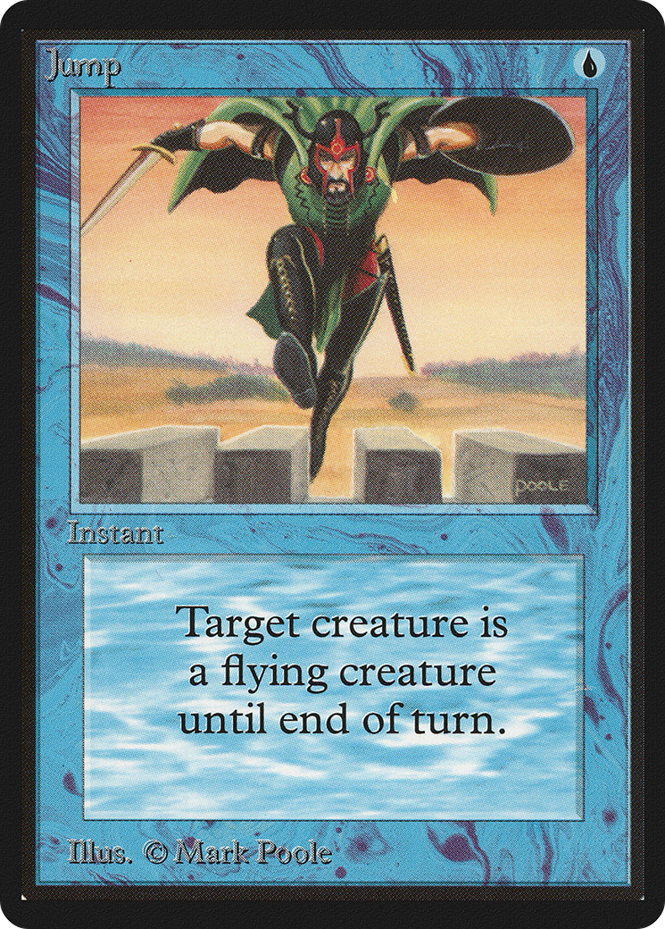 Jump (LEB-061) [Oldschool] Limited Edition Beta MTG Single Wizards of the Coast