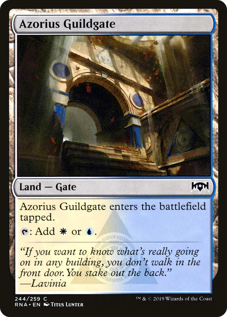 Azorius Guildgate (RNA-244) [Ravnica Allegiance] Foil MTG Single Wizards of the Coast