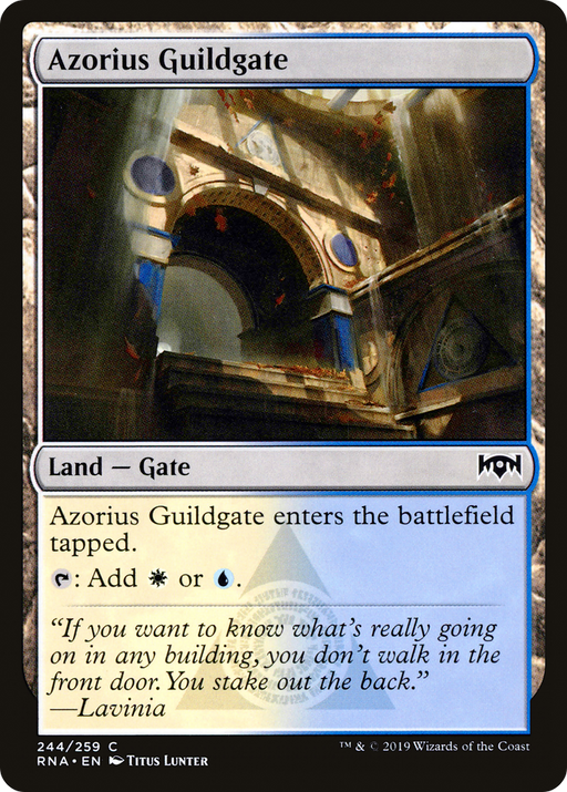 Azorius Guildgate (RNA-244) [Ravnica Allegiance] Foil MTG Single Wizards of the Coast