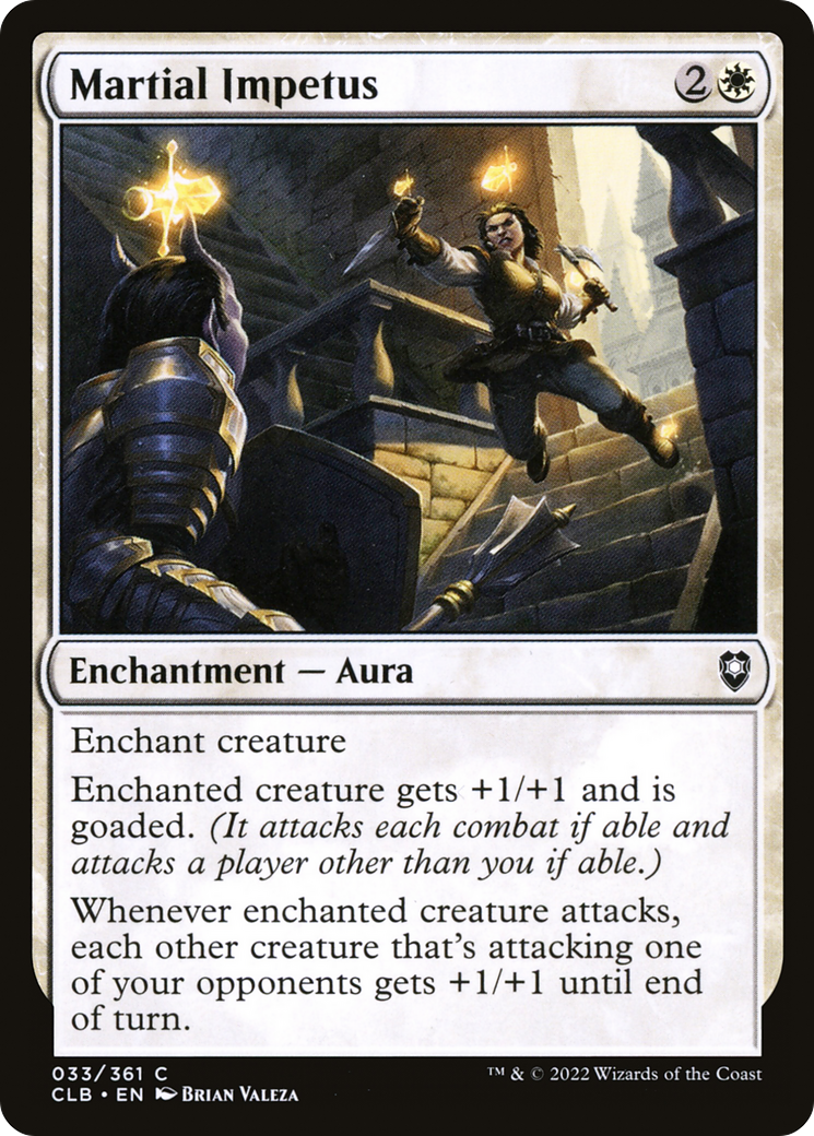 Martial Impetus (CLB-033) [Commander Legends: Battle for Baldur's Gate] MTG Single Wizards of the Coast