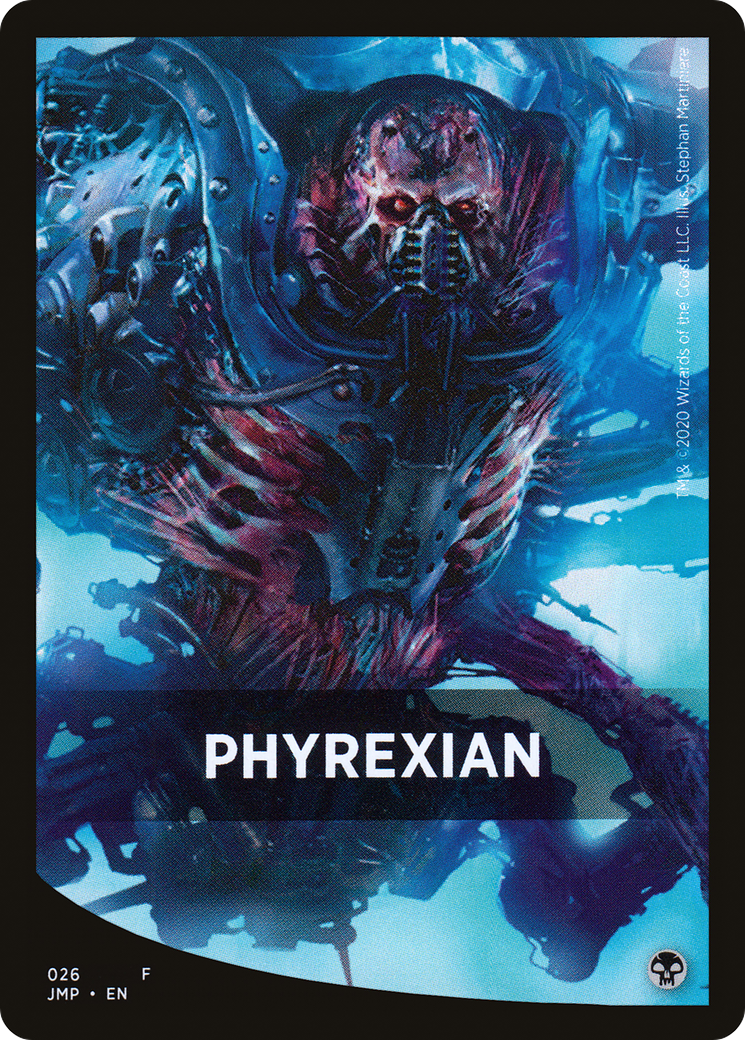 Phyrexian Theme Card (JMP-026) [Tokens] Jumpstart Front Cards MTG Single Wizards of the Coast