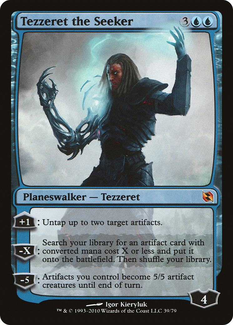 Tezzeret the Seeker (DDF-039) [Misc] Duel Decks: Elspeth vs. Tezzeret Foil MTG Single Wizards of the Coast