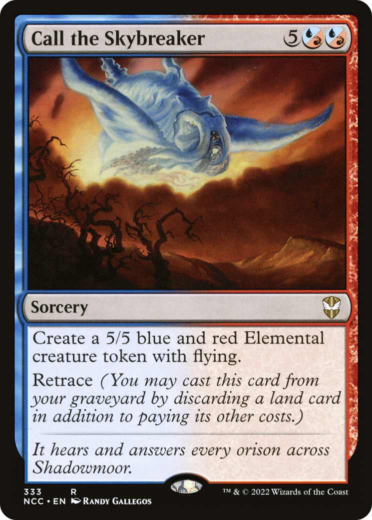Call the Skybreaker (NCC-333) [New Capenna Commander] MTG Single Wizards of the Coast