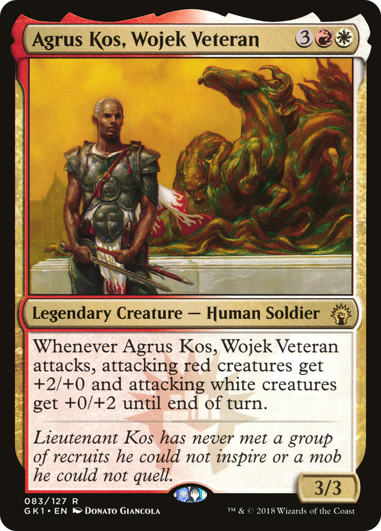 Agrus Kos, Wojek Veteran (GR1-083) [Misc] GRN Guild Kit MTG Single Wizards of the Coast