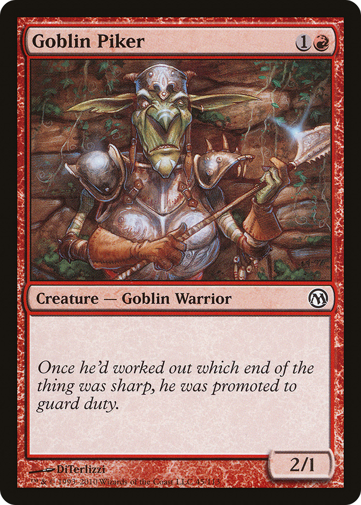 Goblin Piker (DPA-045) [Misc] Duels of the Planeswalkers MTG Single Wizards of the Coast