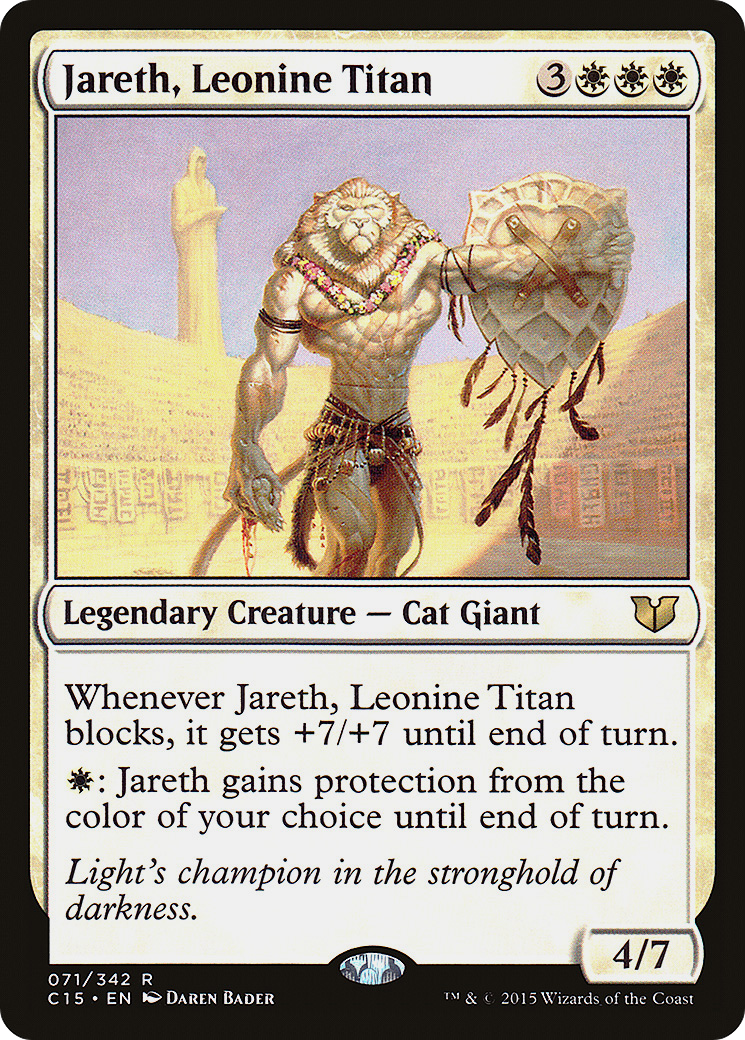 Jareth, Leonine Titan (C15-071) [Commander 2015] MTG Single Wizards of the Coast