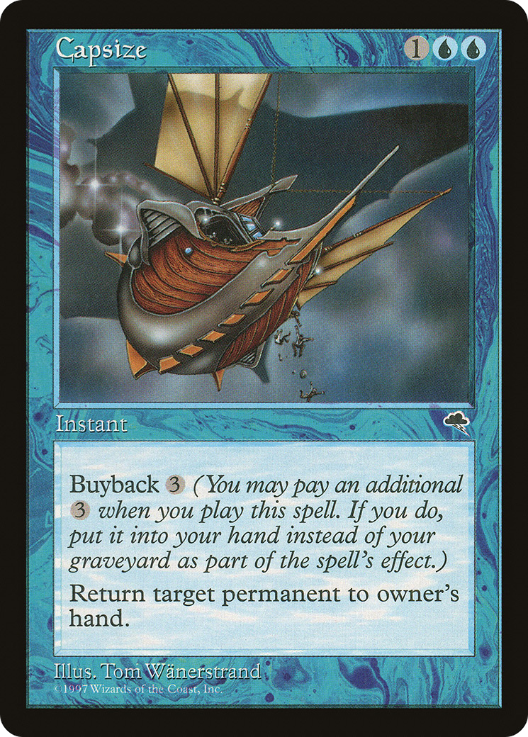 Capsize (TMP-055) [Tempest] MTG Single Wizards of the Coast
