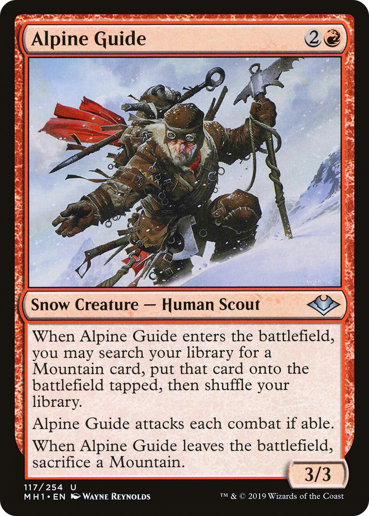 Alpine Guide (MH1-117) [Modern Horizons] MTG Single Wizards of the Coast