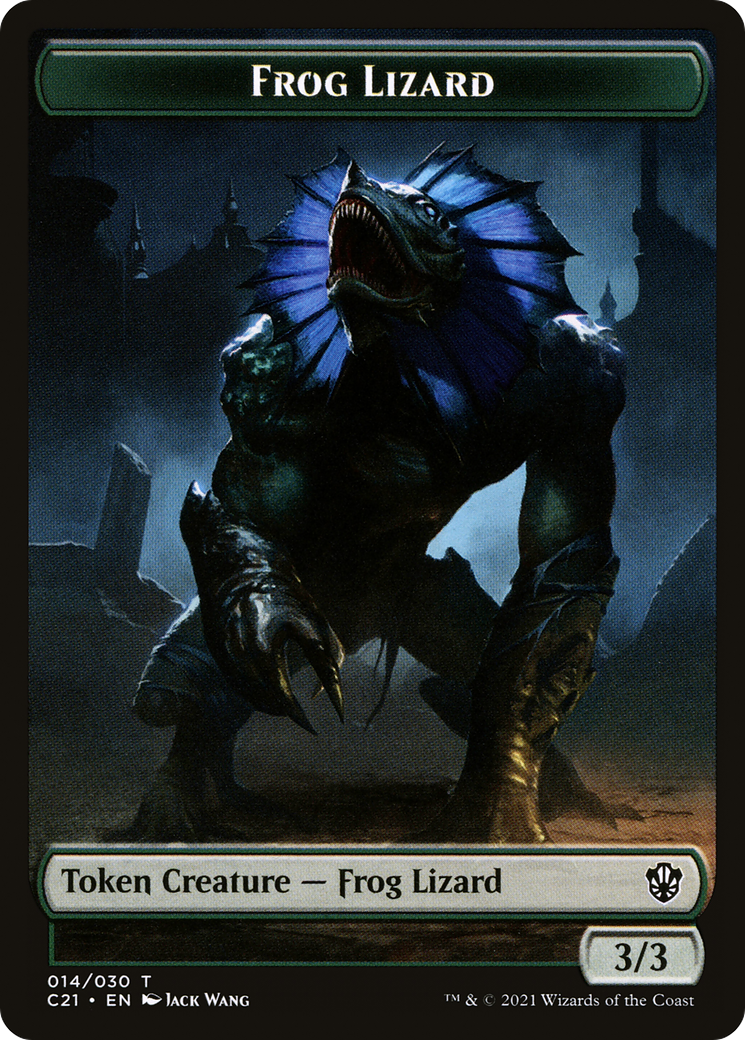Frog Lizard (TC21-014) [Tokens] Commander 2021 Tokens MTG Single Wizards of the Coast
