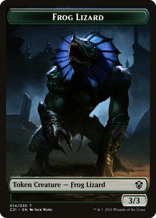 Frog Lizard (TC21-014) [Tokens] Commander 2021 Tokens MTG Single Wizards of the Coast