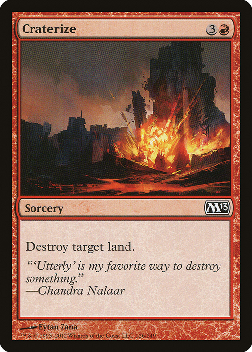 Craterize (M13-126) [Magic 2013] MTG Single Wizards of the Coast