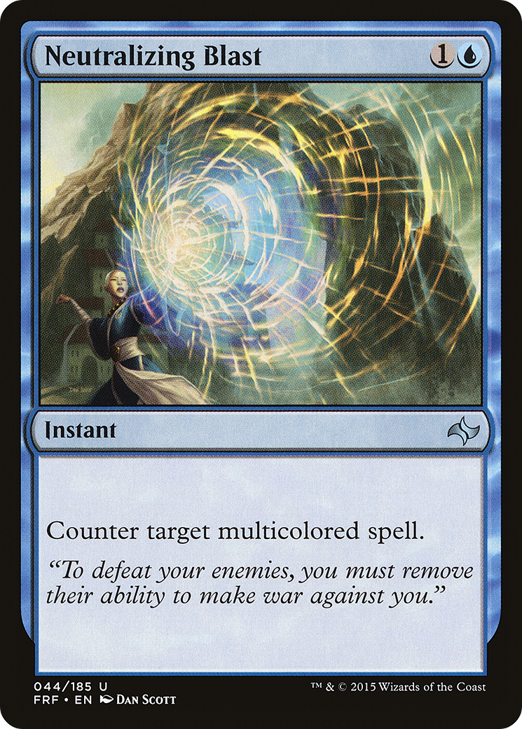 Neutralizing Blast (FRF-044) [Fate Reforged] MTG Single Wizards of the Coast