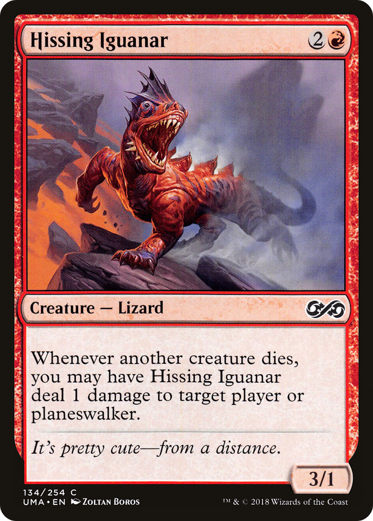 Hissing Iguanar (UMA-134) [Ultimate Masters] Foil MTG Single Wizards of the Coast