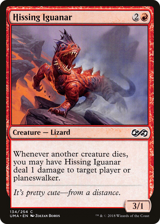 Hissing Iguanar (UMA-134) [Ultimate Masters] Foil MTG Single Wizards of the Coast