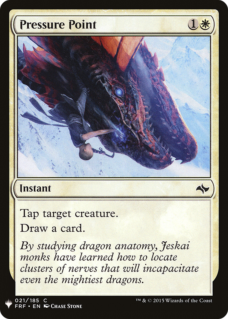 Pressure Point (LIST-FRF-21) [Mystery Booster] The List MTG Single Wizards of the Coast