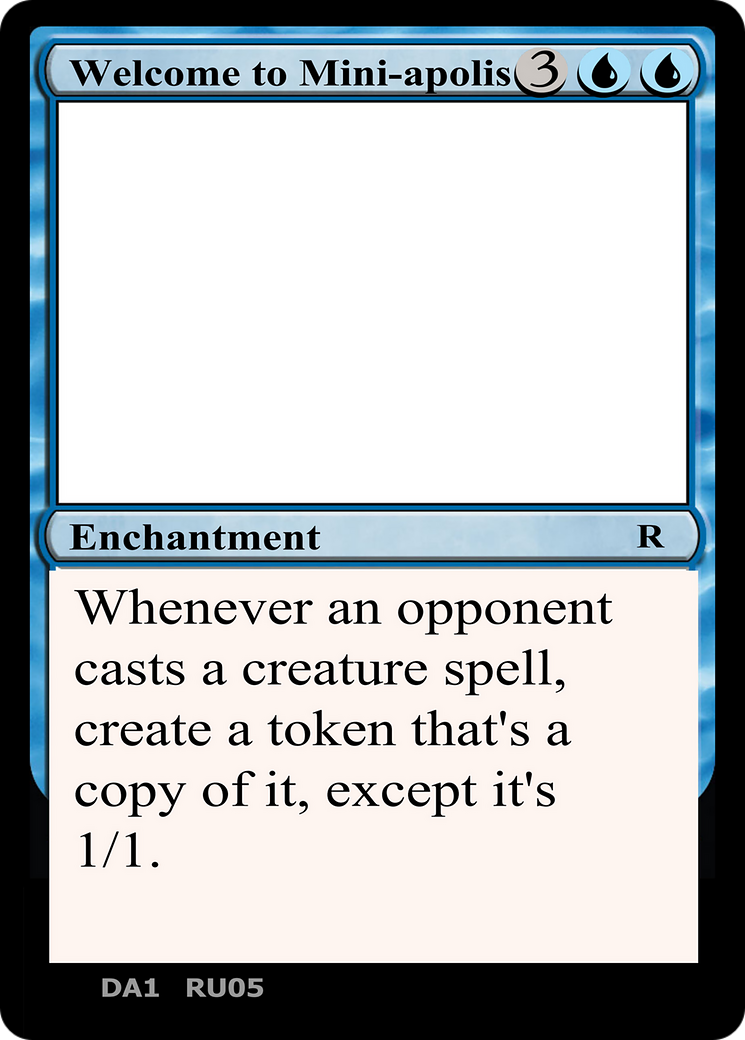 Welcome to Mini-apolis (UNK-RU05) [Misc] Unknown Event MTG Single Wizards of the Coast