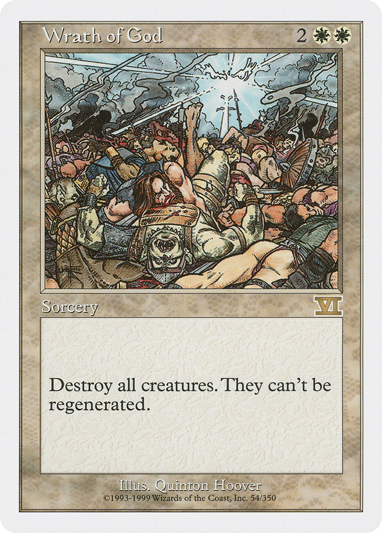 Wrath of God (6ED-054) [Classic Sixth Edition] MTG Single Wizards of the Coast