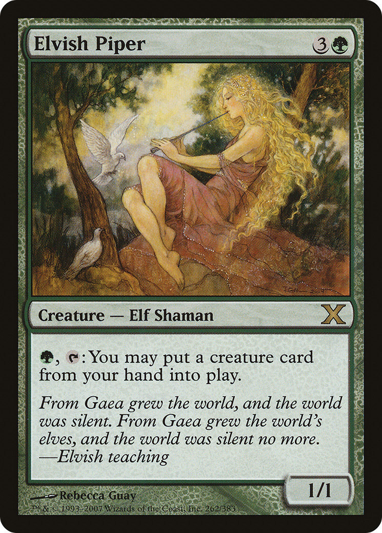 Elvish Piper (10E-262) [Tenth Edition] MTG Single Wizards of the Coast