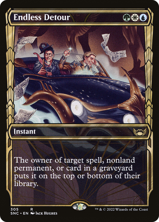Endless Detour (SNC-305) [Streets of New Capenna] (Showcase) MTG Single Wizards of the Coast