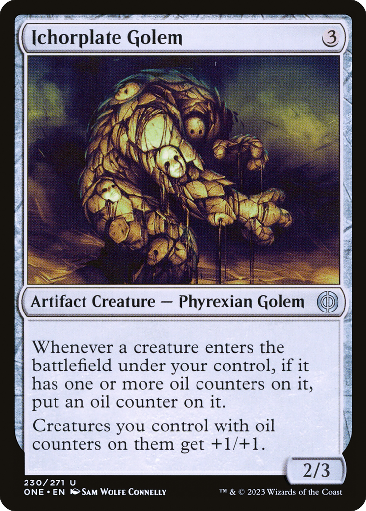 Ichorplate Golem (ONE-230) [Phyrexia: All Will Be One] MTG Single Wizards of the Coast