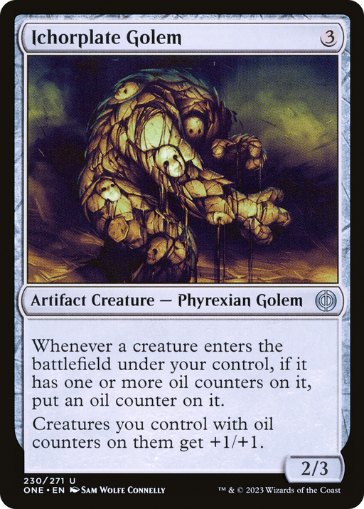 Ichorplate Golem (ONE-230) [Phyrexia: All Will Be One] MTG Single Wizards of the Coast