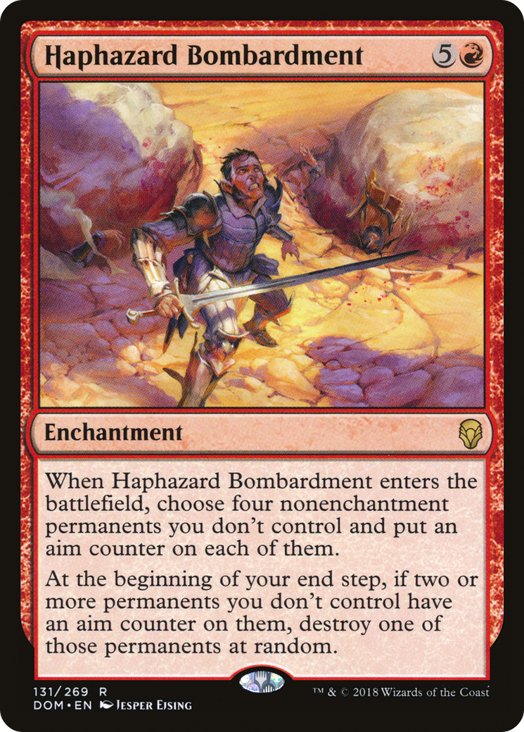 Haphazard Bombardment (DOM-131) [Dominaria] MTG Single Wizards of the Coast