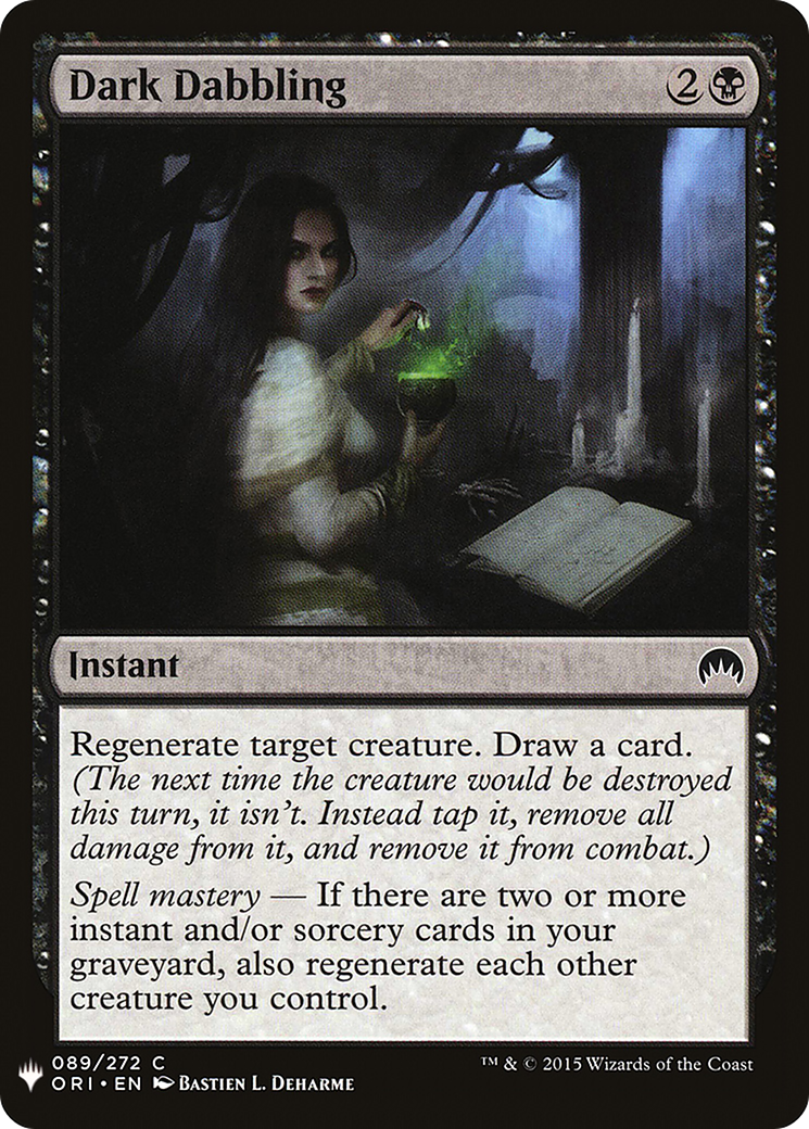 Dark Dabbling (LIST-ORI-89) [Mystery Booster] The List MTG Single Wizards of the Coast