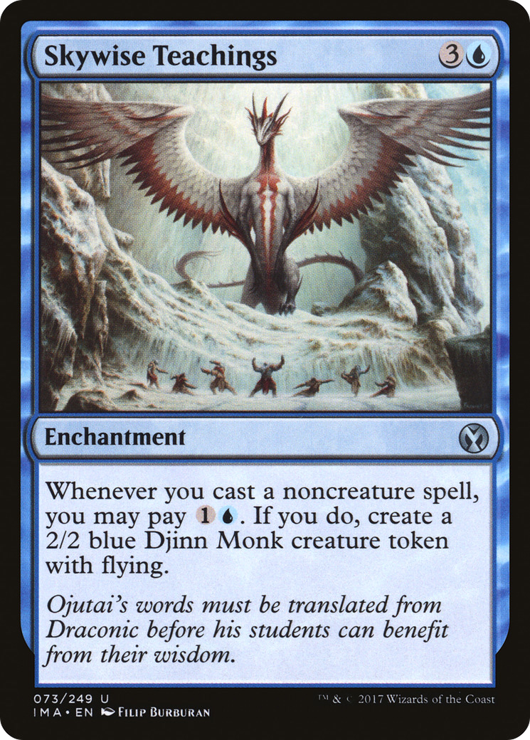 Skywise Teachings (IMA-073) [Iconic Masters] Foil MTG Single Wizards of the Coast