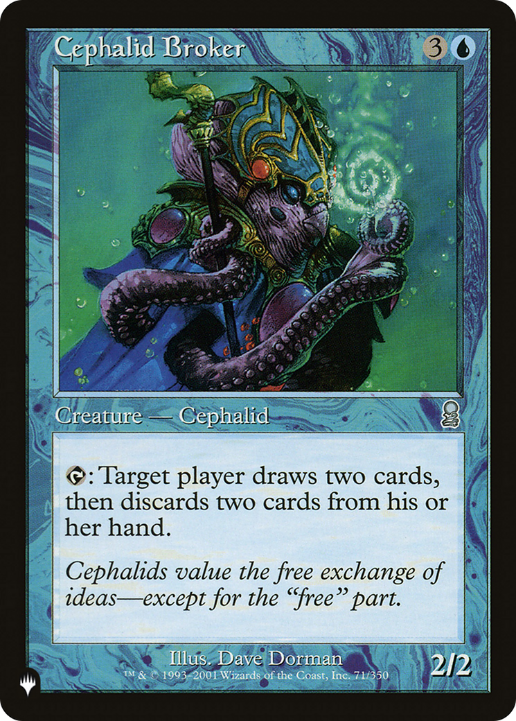 Cephalid Broker (LIST-ODY-71) [Mystery Booster] The List MTG Single Wizards of the Coast