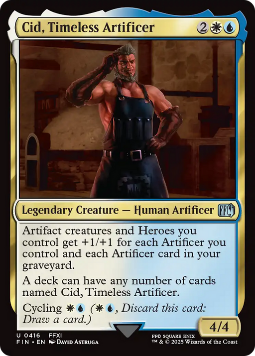 Cid, Timeless Artificer (0416) (FIN-416) [FINAL FANTASY] MTG Single Wizards of the Coast