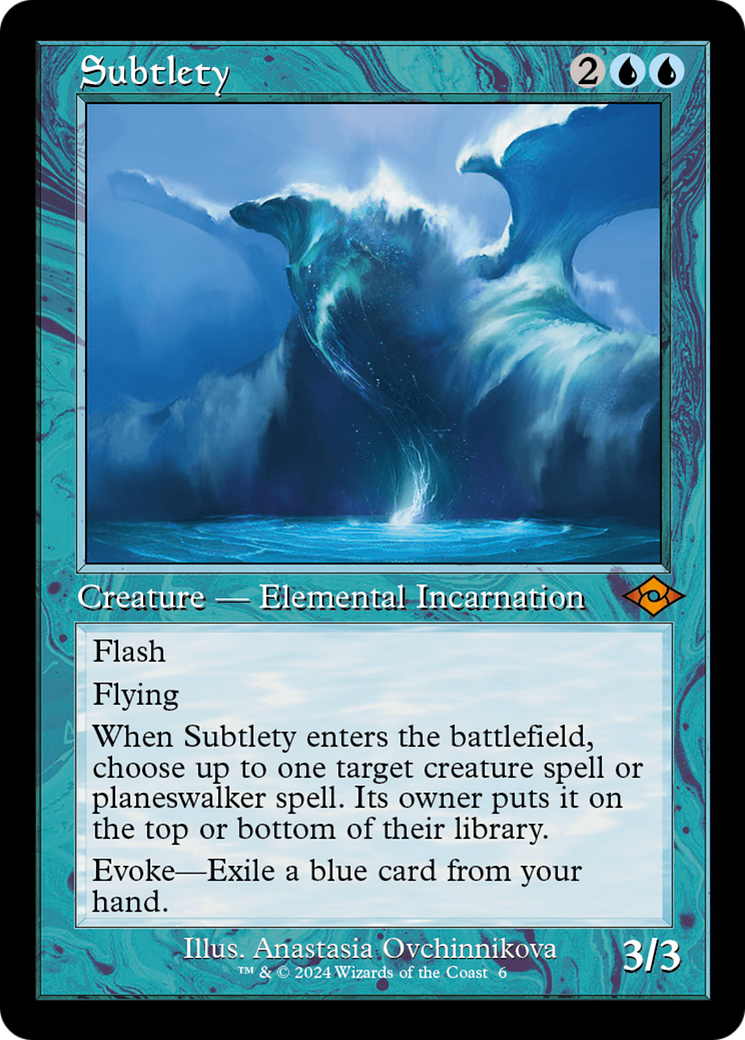 Subtlety (MH2-006) [Modern Horizons 2 Timeshifts] MTG Single Wizards of the Coast
