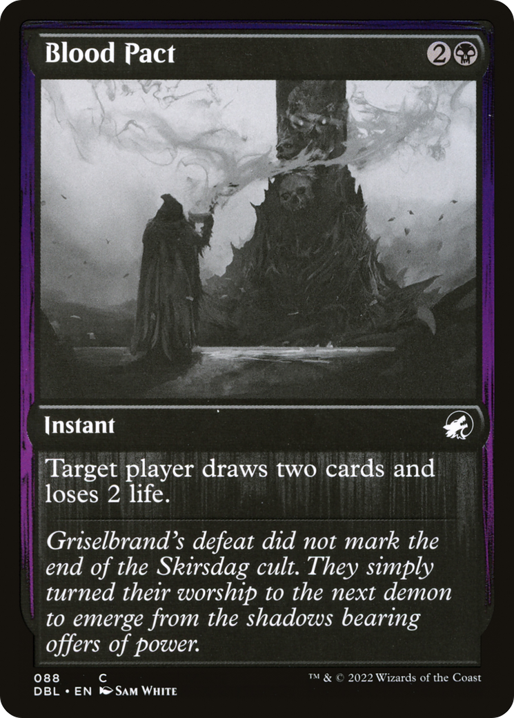 Blood Pact (DBL-088) [Innistrad: Double Feature] MTG Single Wizards of the Coast