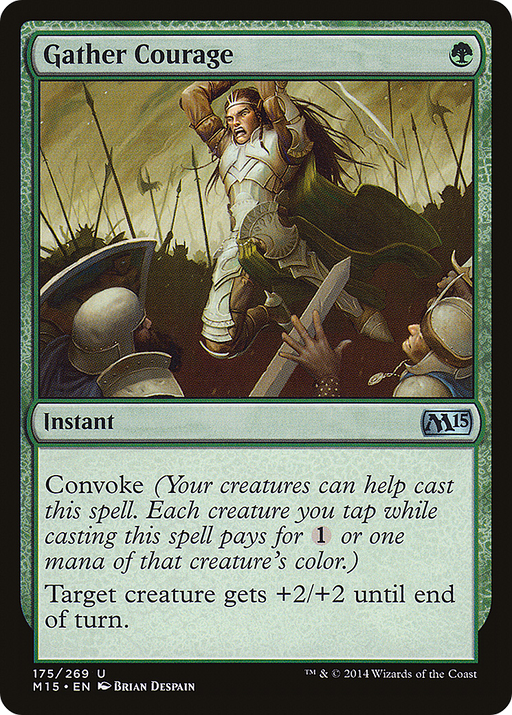 Gather Courage (M15-175) [Magic 2015] MTG Single Wizards of the Coast