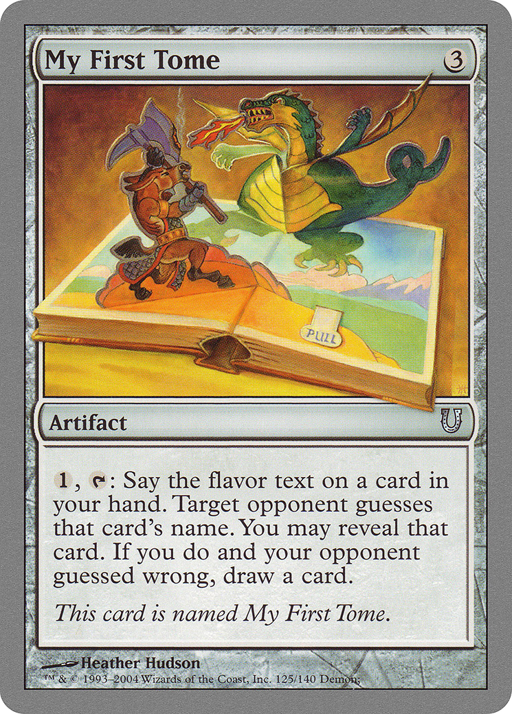 My First Tome (UNH-125) [Unhinged] MTG Single Wizards of the Coast