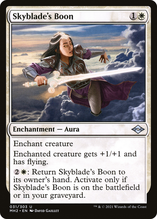 Skyblade's Boon (MH2-031) [Modern Horizons 2] MTG Single Modern Horizons 2