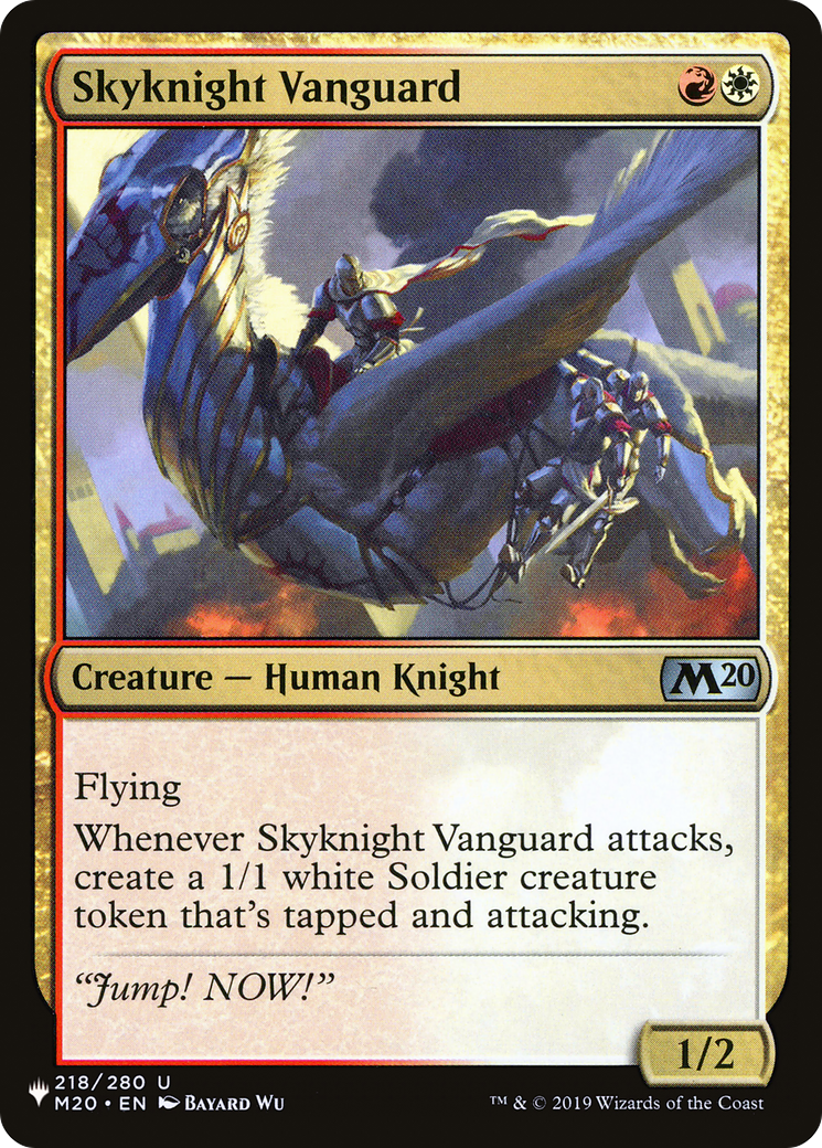 Skyknight Vanguard (LIST-218/280) [Mystery Booster] The List MTG Single Wizards of the Coast