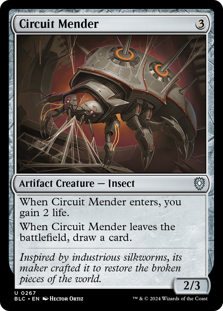 Circuit Mender (BLC-267) [Bloomburrow Commander] MTG Single Wizards of the Coast