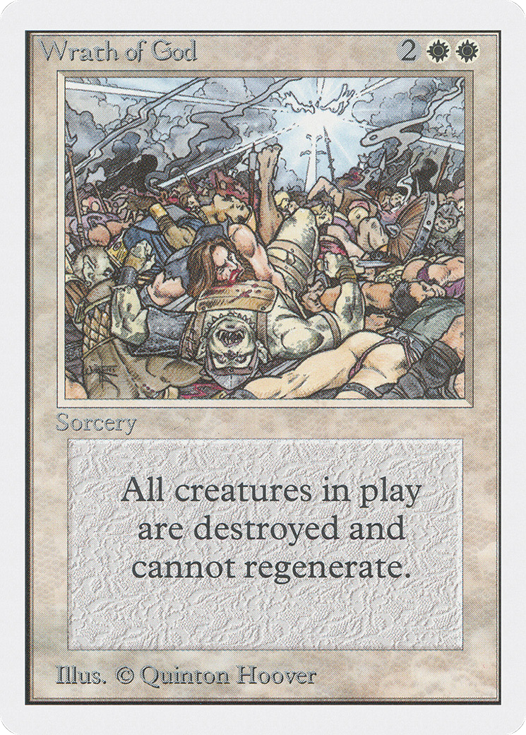 Wrath of God (2ED-046) [Oldschool] Unlimited Edition MTG Single Wizards of the Coast