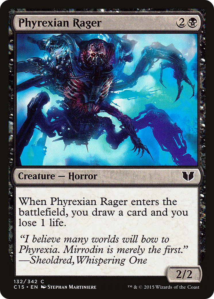 Phyrexian Rager (C15-132) [Commander 2015] MTG Single Wizards of the Coast