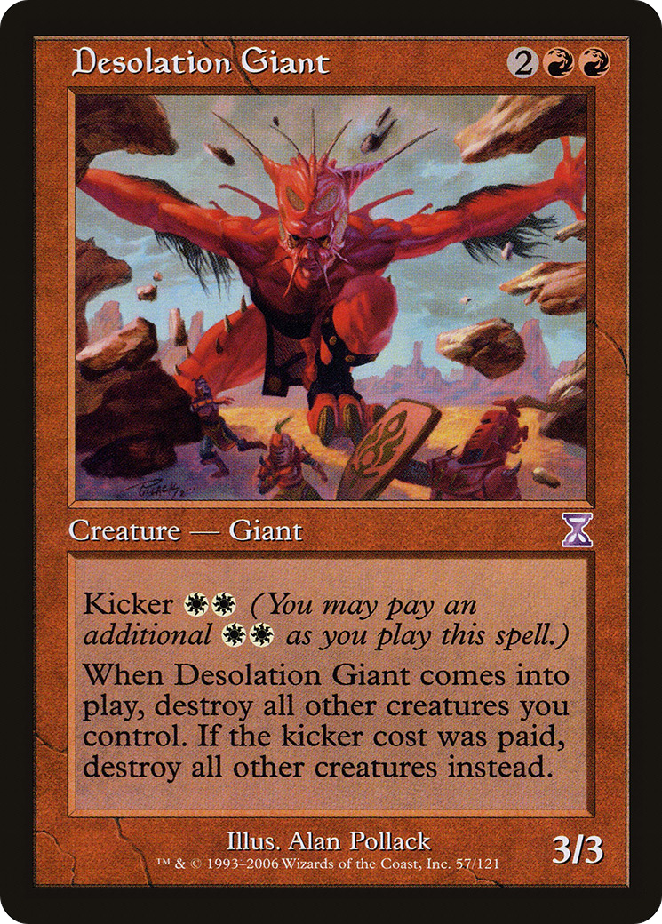 Desolation Giant (TSB-057) [Time Spiral Timeshifted] Foil MTG Single Wizards of the Coast