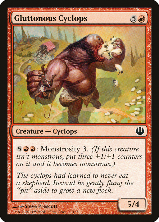 Gluttonous Cyclops (JOU-099) [Journey into Nyx] MTG Single Wizards of the Coast