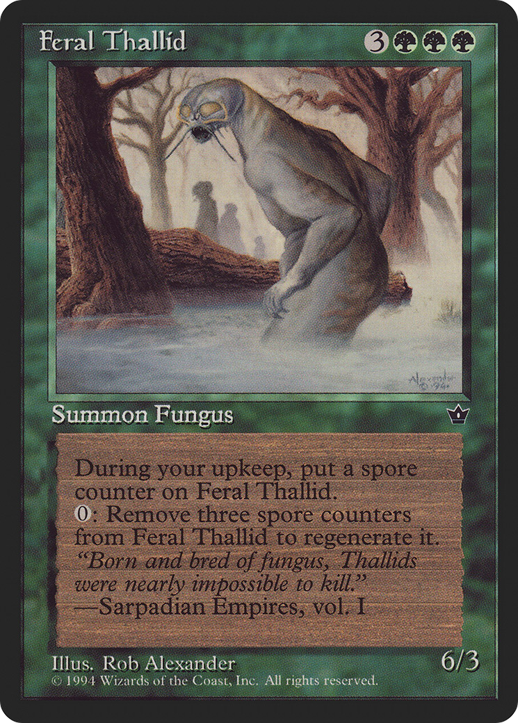 Feral Thallid (FEM-069) [Fallen Empires] MTG Single Wizards of the Coast