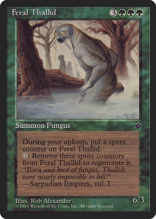 Feral Thallid (FEM-069) [Fallen Empires] MTG Single Wizards of the Coast