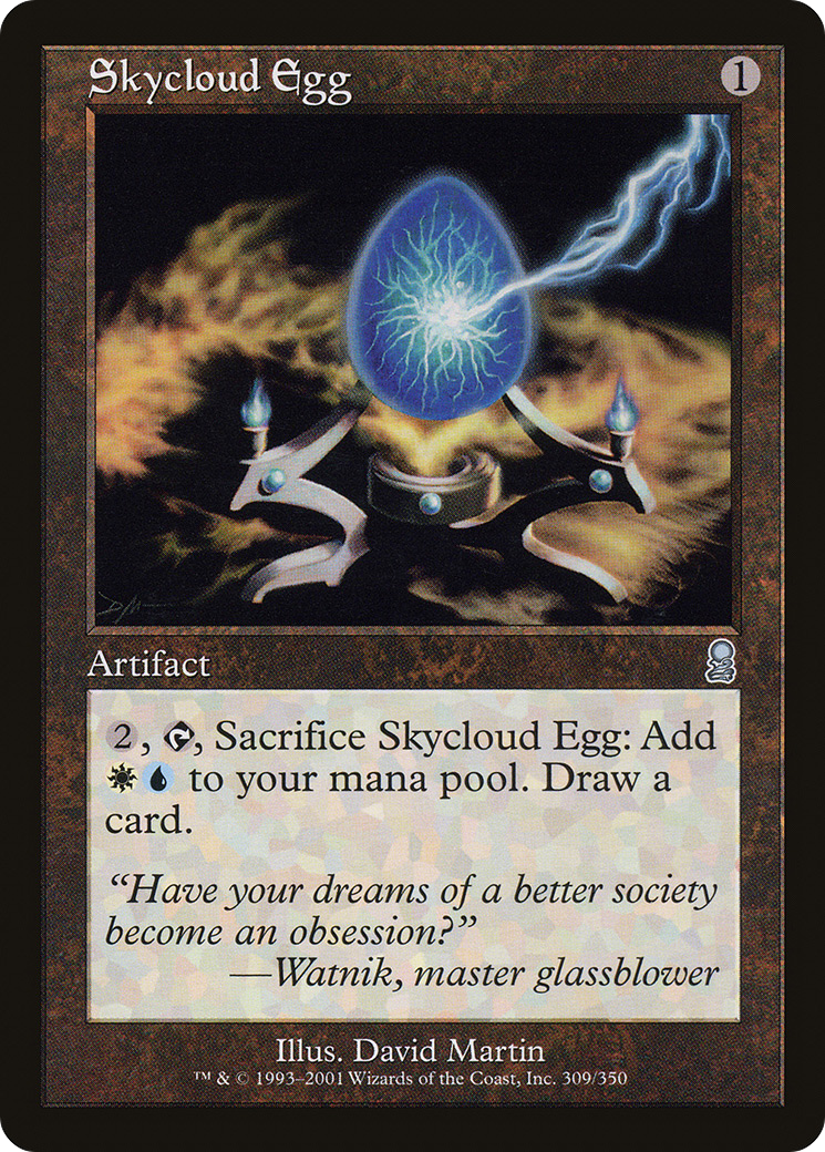 Skycloud Egg (ODY-309) [Odyssey] MTG Single Wizards of the Coast