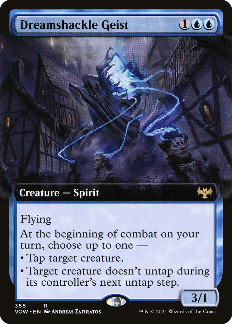 Dreamshackle Geist (VOW-358) [Innistrad: Crimson Vow] (Extended Art) Foil MTG Single Wizards of the Coast