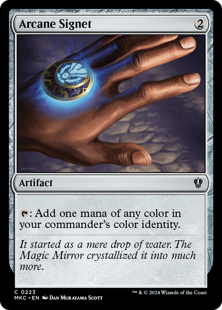 Arcane Signet (MKC-223) [Murders at Karlov Manor Commander] MTG Single Wizards of the Coast