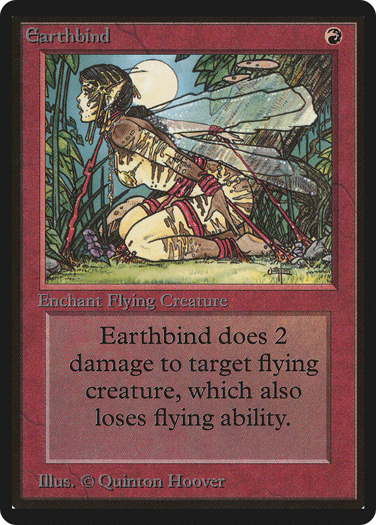 Earthbind (LEB-) [Oldschool] Limited Edition Beta MTG Single Wizards of the Coast